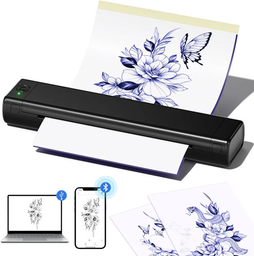 پرینتر مخصوص تتو حرارتی بلوتوثی فوممو